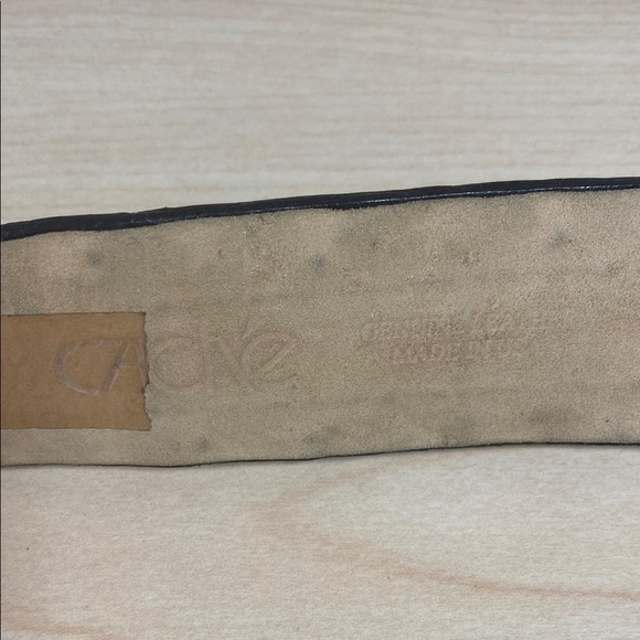 Cache Black Leather Studded Belt with Rhinestone Buckle - Picture 4 of 7